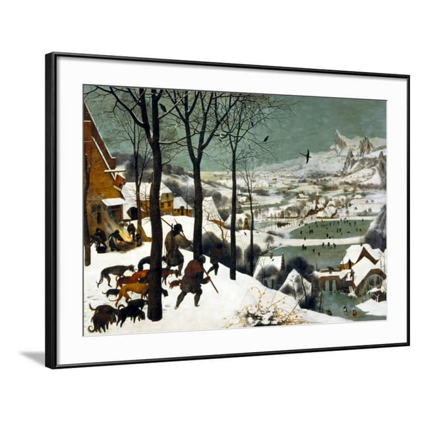 16x16 Vintage Images Pieter Bruegel The Elder's Hunters in The Snow Throw Pillow Multicolor 16x16 Vintage Images Pieter Bruegel The Elder's Hunters in The Snow Throw Pillow Multicolor
